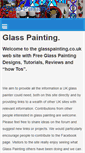 Mobile Screenshot of glasspainting.co.uk